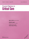 Current Opinion in Critical Care雜志封面